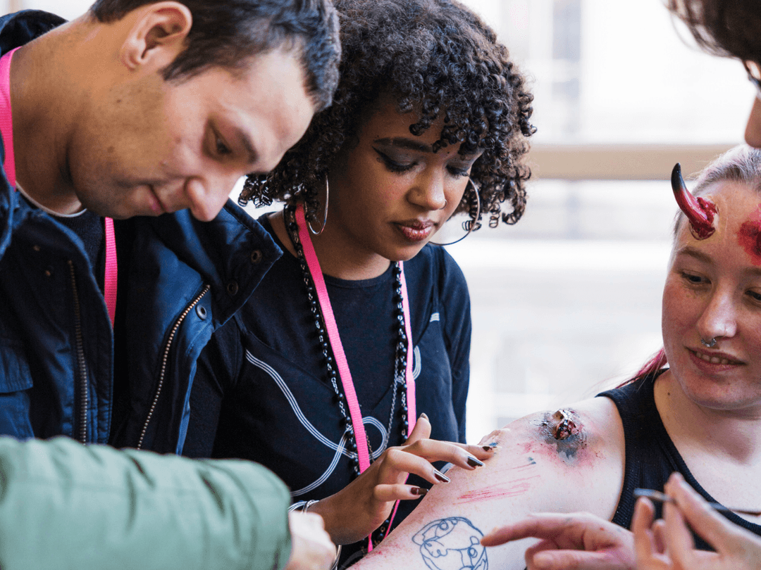 TheatreCraft's Makeup & SFX workshop with West Midlands Creative Alliance