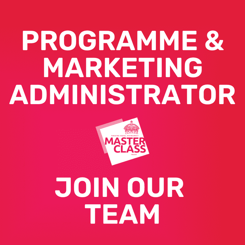 Title Page - Programme and Marketing Administrator, Join Our Team